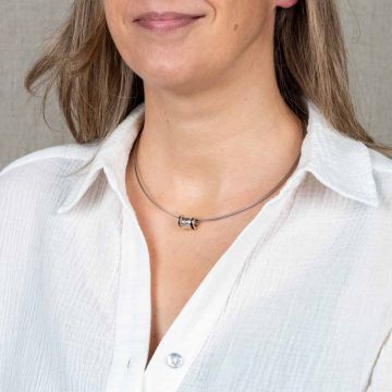 Pendentif argent + Goldfilled