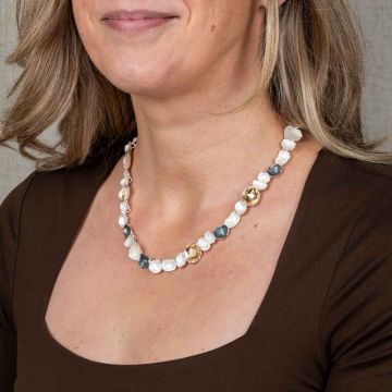 Collier trois bols de couleur