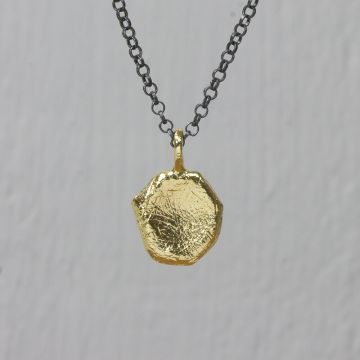 Halskette Silber Oxy mit Fünfeck 42 cm