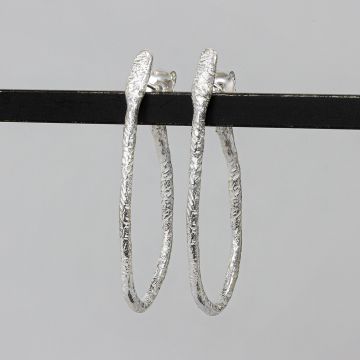 Hoepels creatief zilver