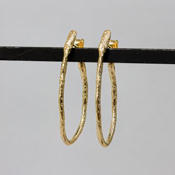 Creolen kreativ vergoldet