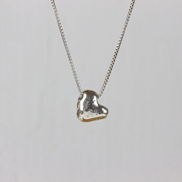 Halskette Silber mit Herz aus Silber