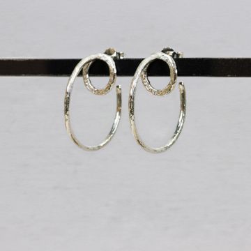 Ohrstecker Artwork Silber