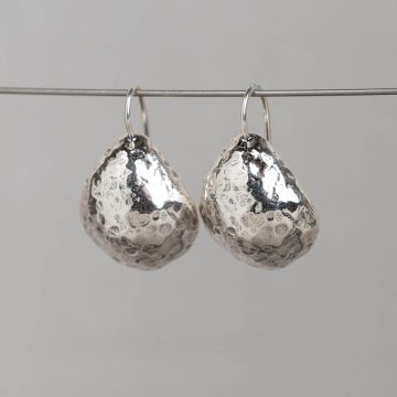 Oorhanger zilver, oxy shiny Schaal