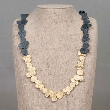 Collier wolken twee kleuren