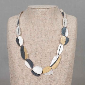 Collier zilver, oxy, verguld Susan