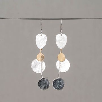 Ohrstecker drei Farben Ranke