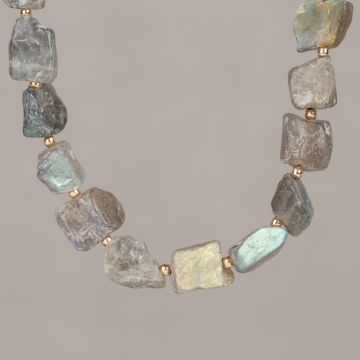 Collier Candy Gems Labradorite + Goldfilled