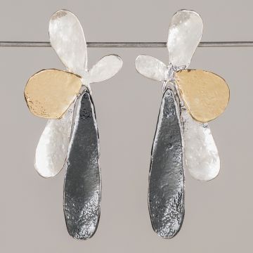 Ohrstecker Trio Silber Splash