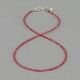 Collier Agaat rood rond