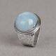 Ring Silber mit Aquamarin