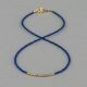 Collier lapis 2,5mm rond + Goldfilled