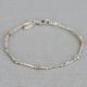 Armband zilver + a little touch of Goldfilled