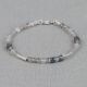 Armband zilver oxy + Grijze Maansteen